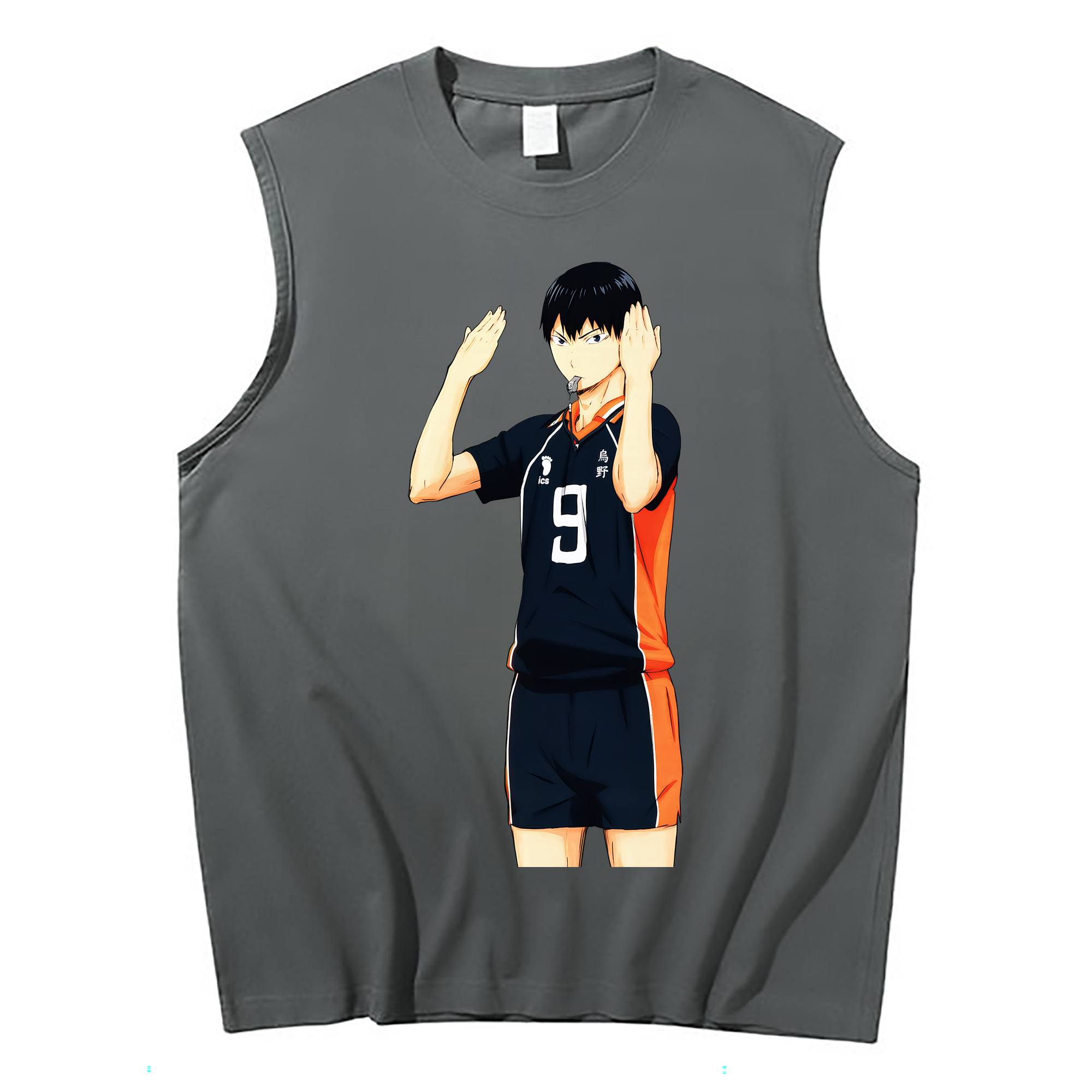 （画像用） ハイキュー!! Haikyu!! コットン100％タンクトップ（フロントプリント）